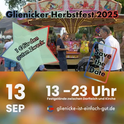 Glienicke Herbstfest 2025 - 13.09.2025 ab 13 Uhr