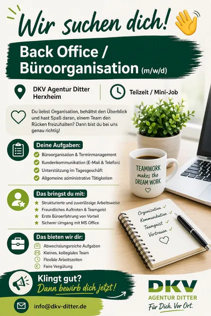 Back Office / Büroorganisation (m/w/d)