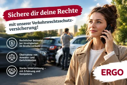 Sichere dir deine Rechte mit unserer Verkehrsrechtsschutzversicherung!