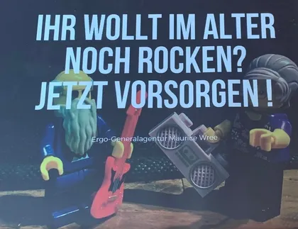 Heute vorsorgen. Morgen weiterrocken. 