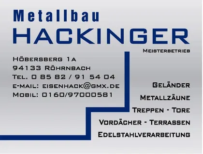 Metallbau Hackinger