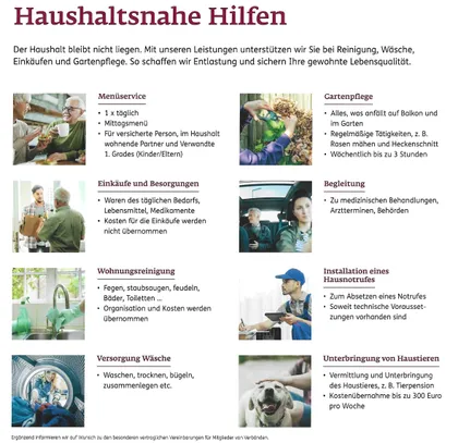Haushaltsnahe Hilfen