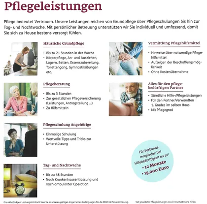 Pflegeleistungen