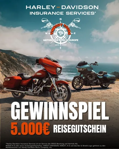 Harley-Davidson Insurance Services* Gewinnspiel