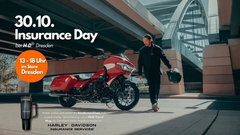 Am 30.10.2025 von 13–18 Uhr hast du die Chance, deine aktuelle Motorrad-Versicherung zu vergleichen.