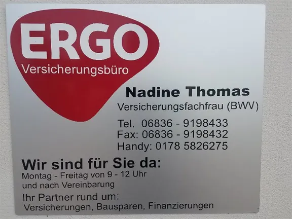 ERGO Versicherung Nadine Thomas Im Häuserfeld 5 66802 Überherrn