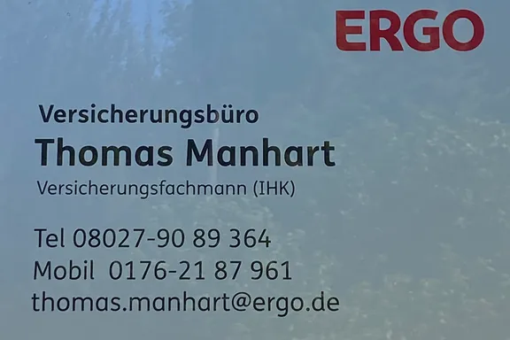 ERGO Versicherung - Generalagentur Thomas Manhart - Dietramszell Baiernrainer Weg 8 83623 Dietramszell