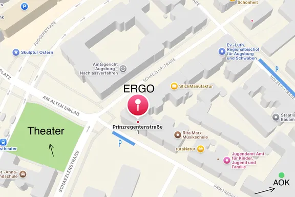 ERGO Geschäftsstelle Eroglu Prinzregentenstraße 1 86150 Augsburg