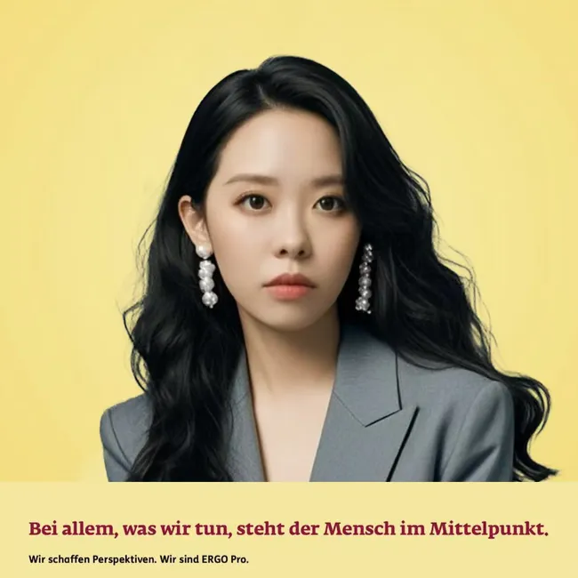 ERGO Hauptrepräsentantin Zhongnan Huang