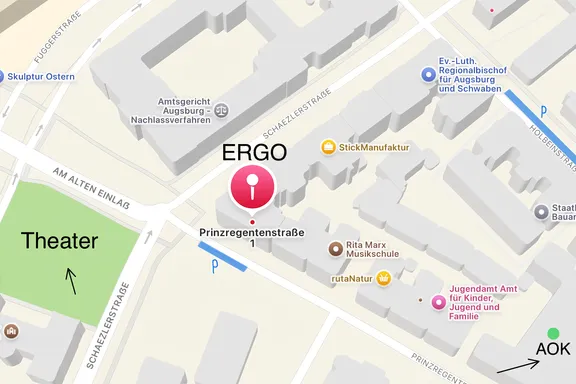 ERGO Geschäftsstelle Eroglu Prinzregentenstraße 1 86150 Augsburg