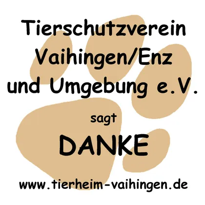 Futterspende für das Tierheim Vaihingen/Enz