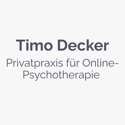 Timo Decker - Heilpraktiker für Psychotherapie