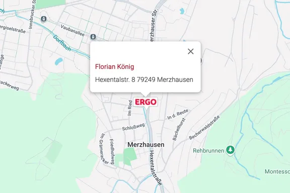 ERGO Generalagentur Florian König Hexentalstr. 8 79249 Merzhausen