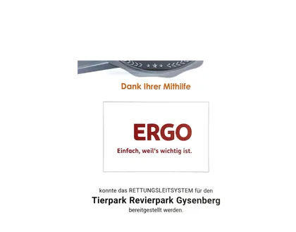Tierpark Herne Gysenberg Defibrillator