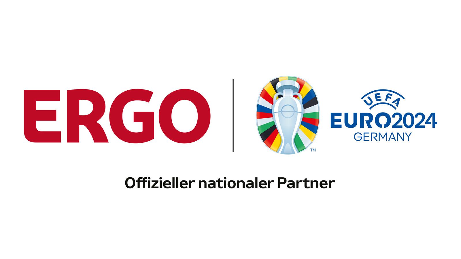 Logos von ERGO und der UEFA EURO2024