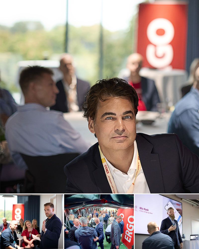 Networking and exchanges at the ERGO Nordic Broker/Partner Event in Copenhagen.