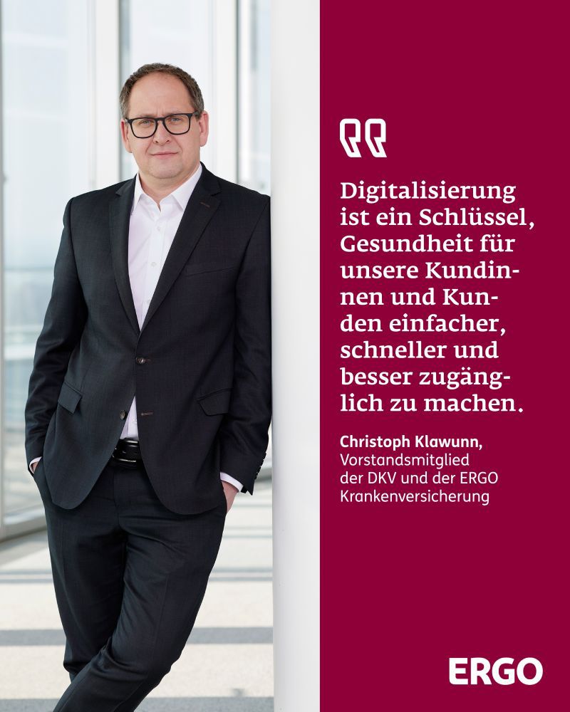 Digitalisierung ist ein Schlüssel, Gesundheit für unsere Kundinnen und Kunden einfacher, schneller und zugänglicher zu machen.