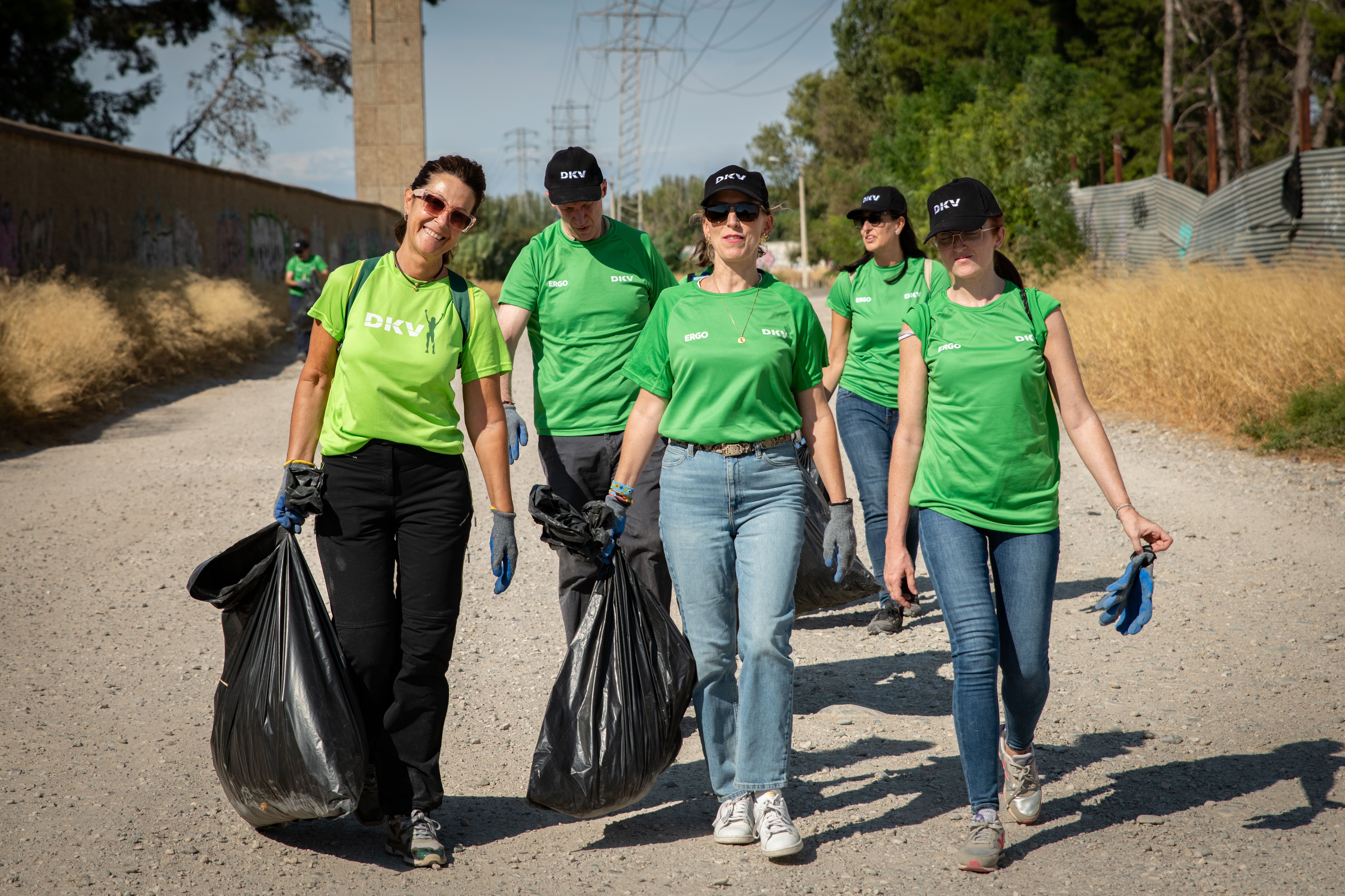 Team DKV Seguros beim World Cleanup Day