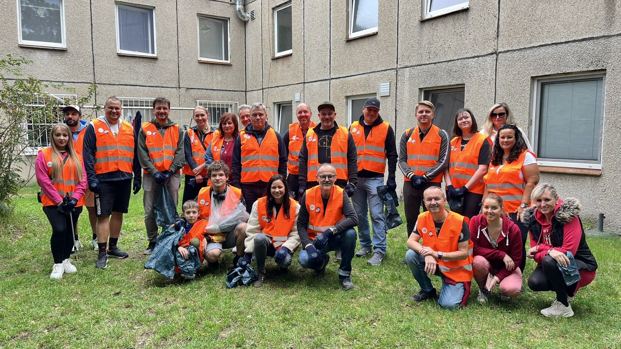 Team ERV Tschechien beim World Cleanup Day