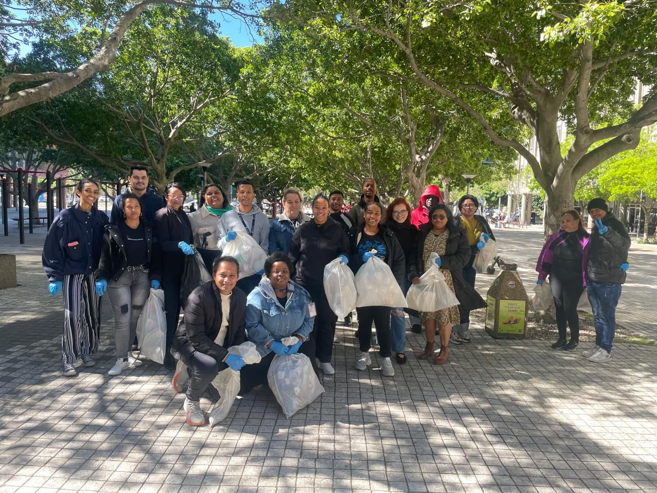 Team Euro Center beim World Cleanup Day