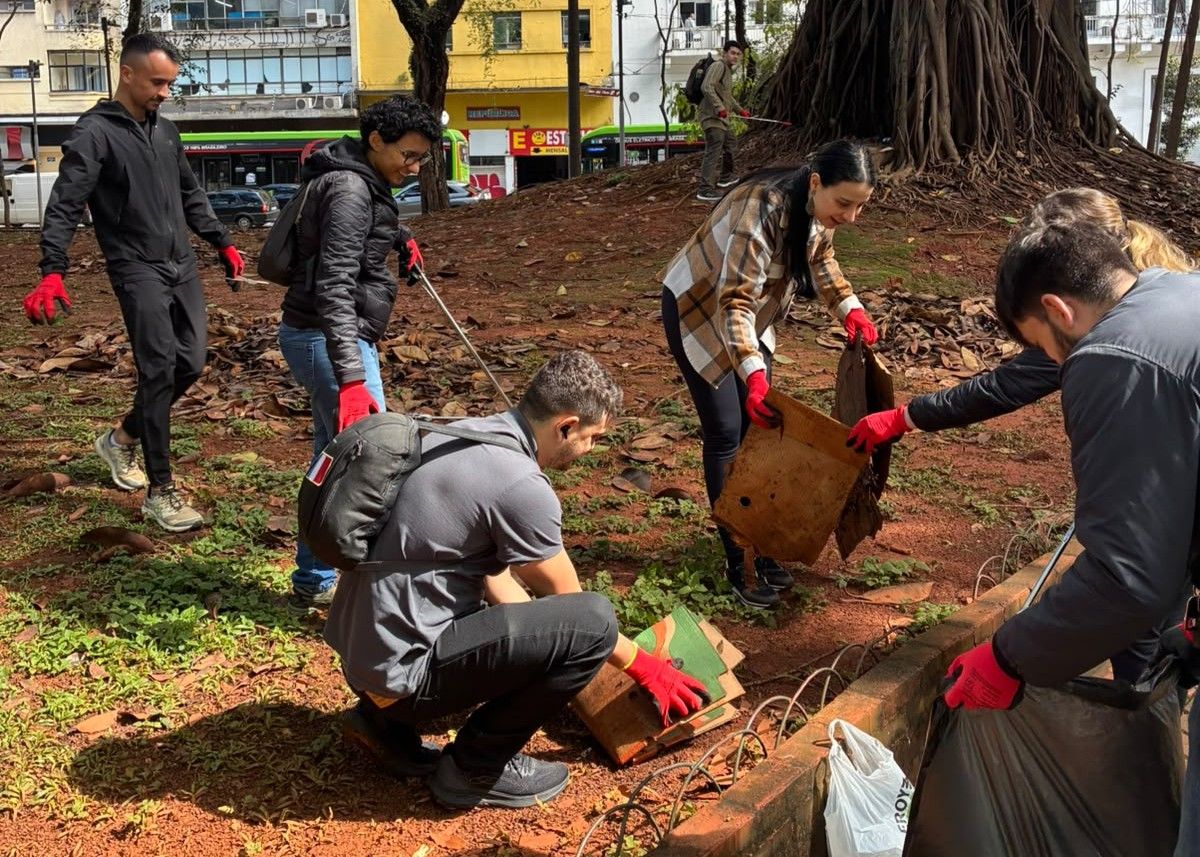 Team HDFC ERGO India beim World Cleanup Day