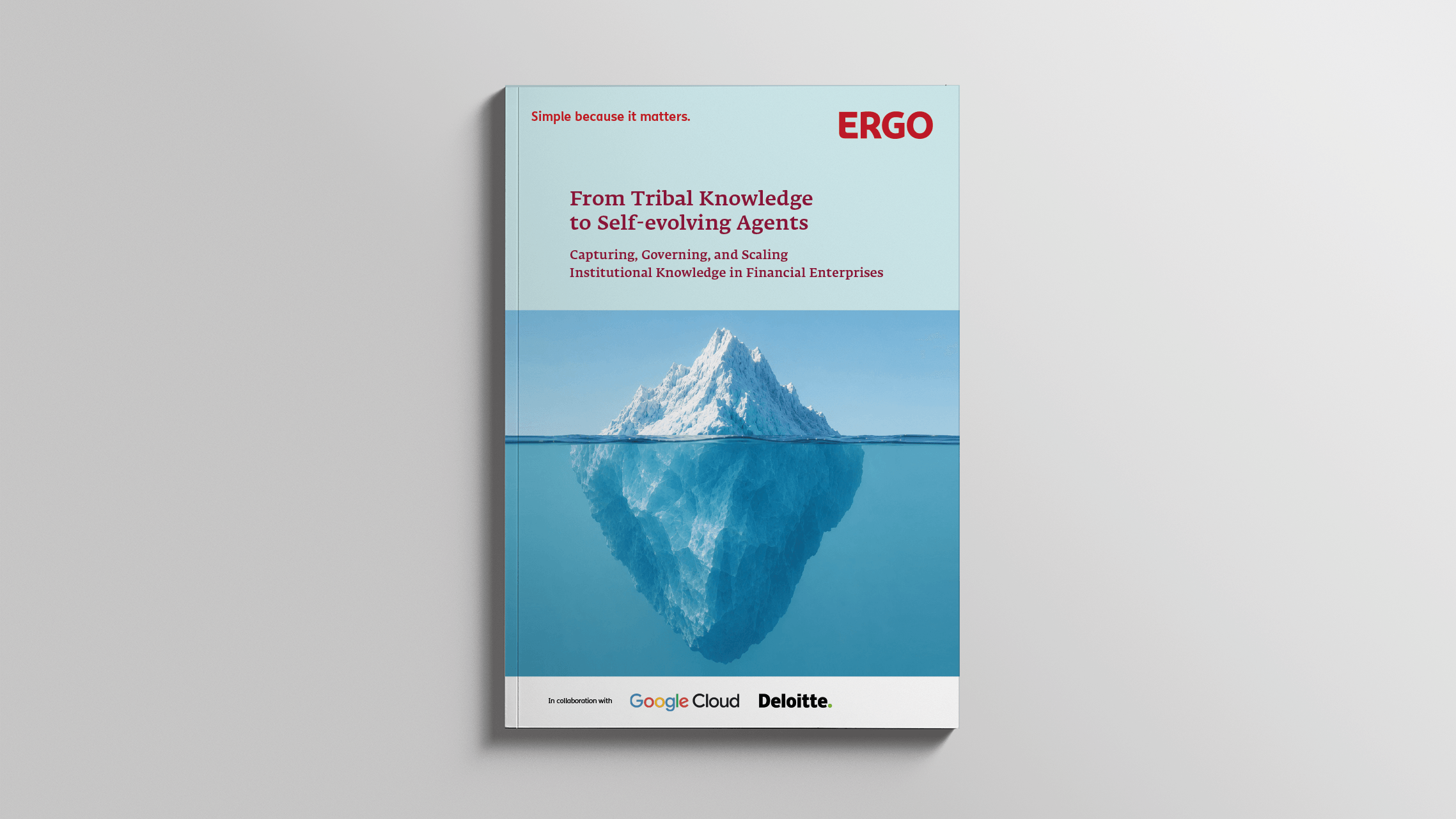 Cover of the white paper on self‑learning agents