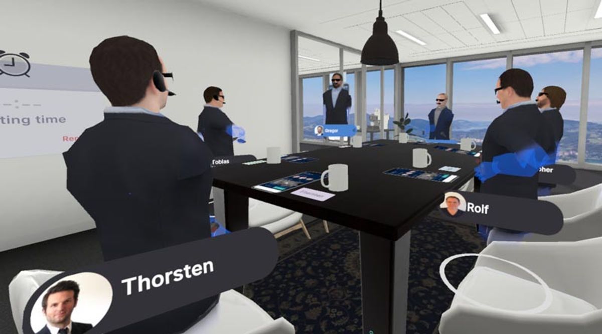 Meeting Simulation Meeting with Avatars