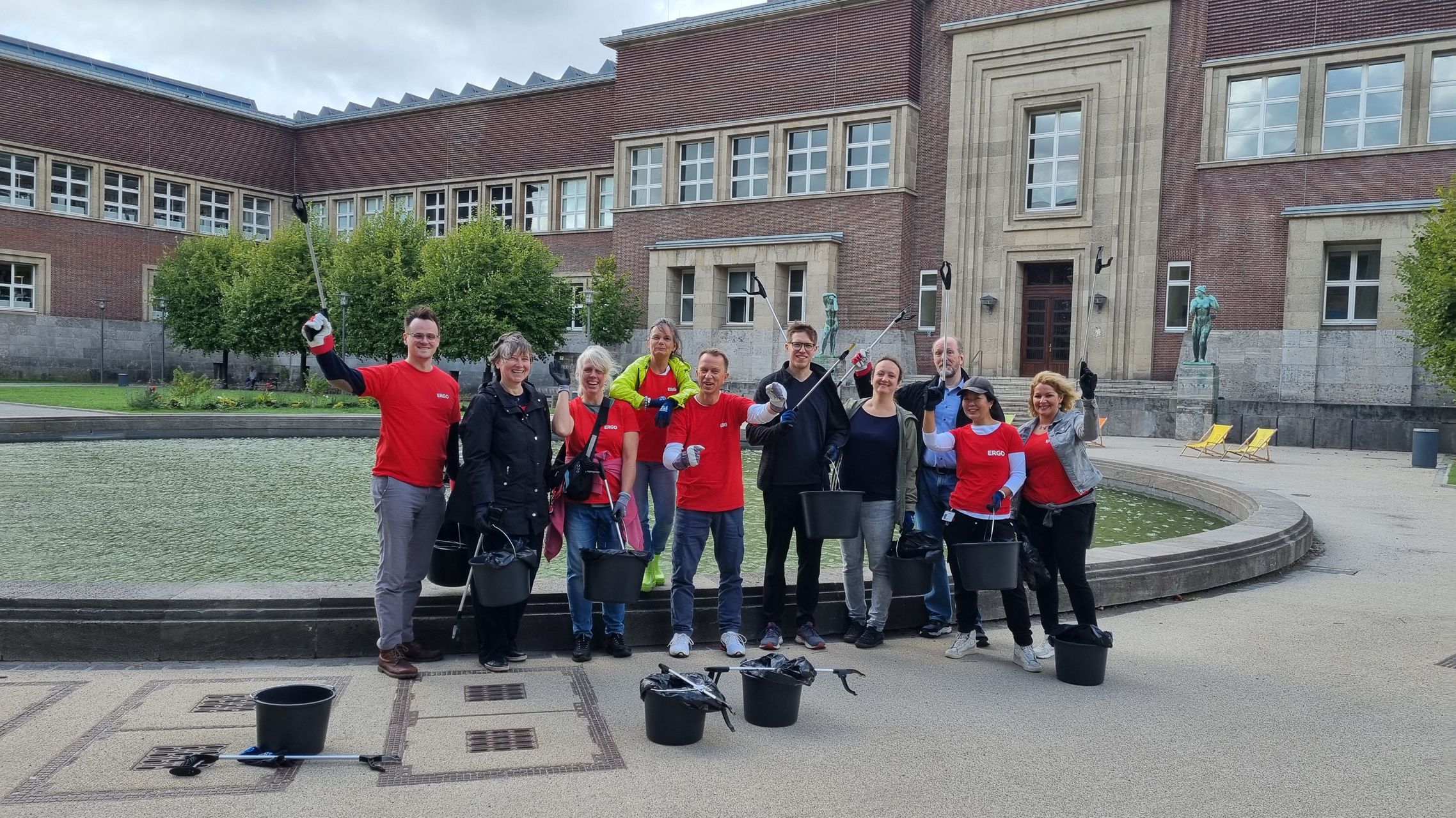 Team ERGO beim World Cleanup Day