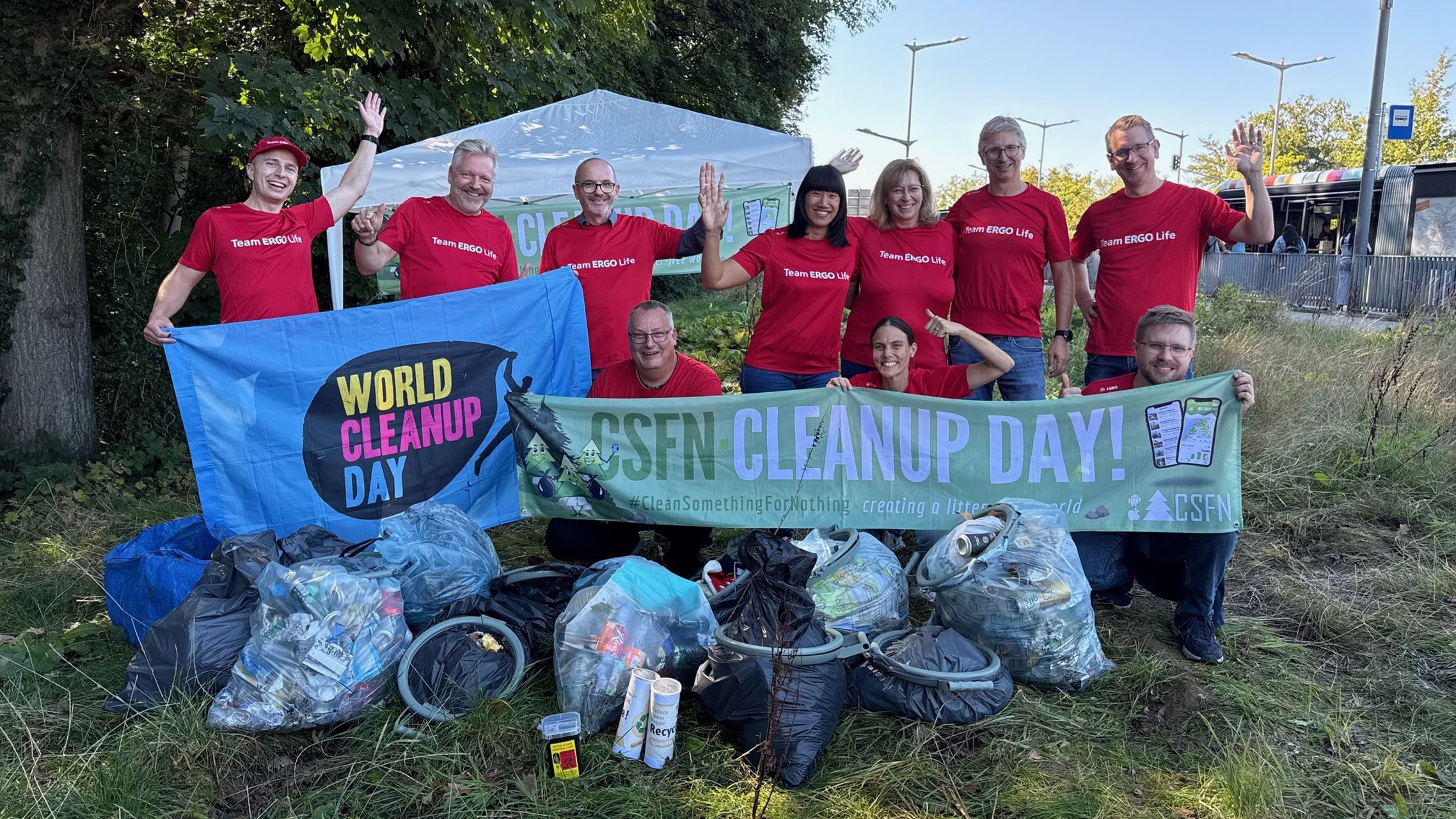 Team ERGO beim World Cleanup Day