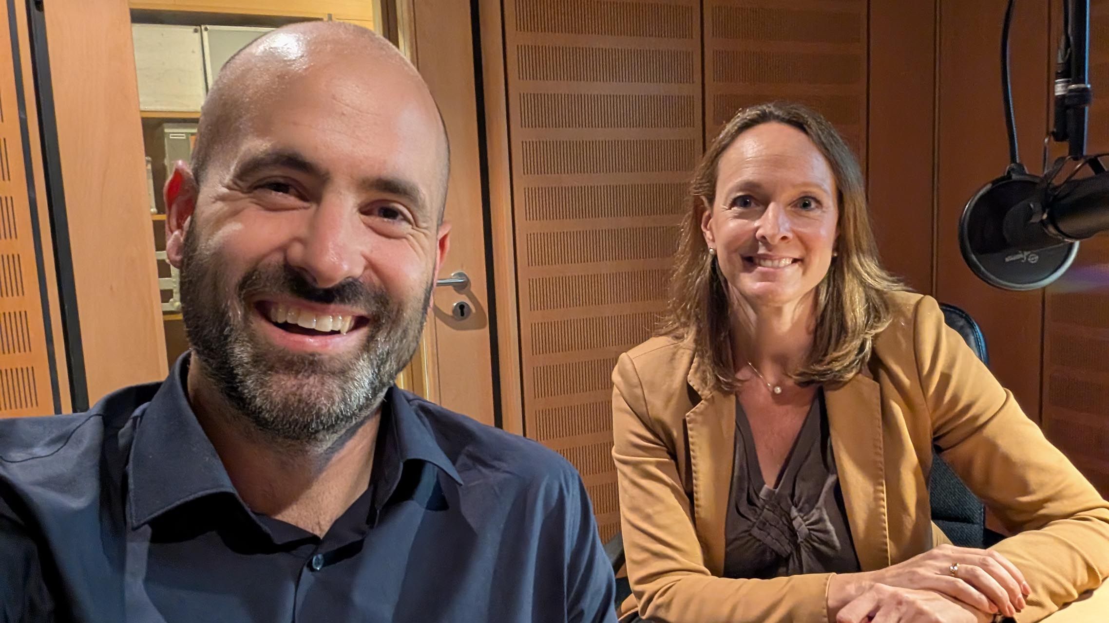 Jonas Piela und Ursula Deschka