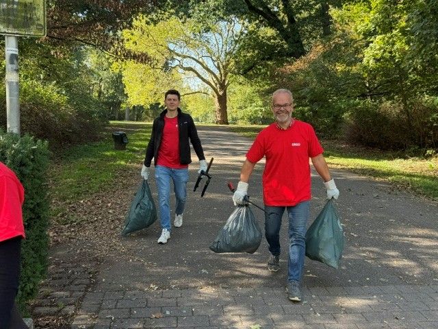 Team ERGO Deutschland Köln beim World Cleanup Day