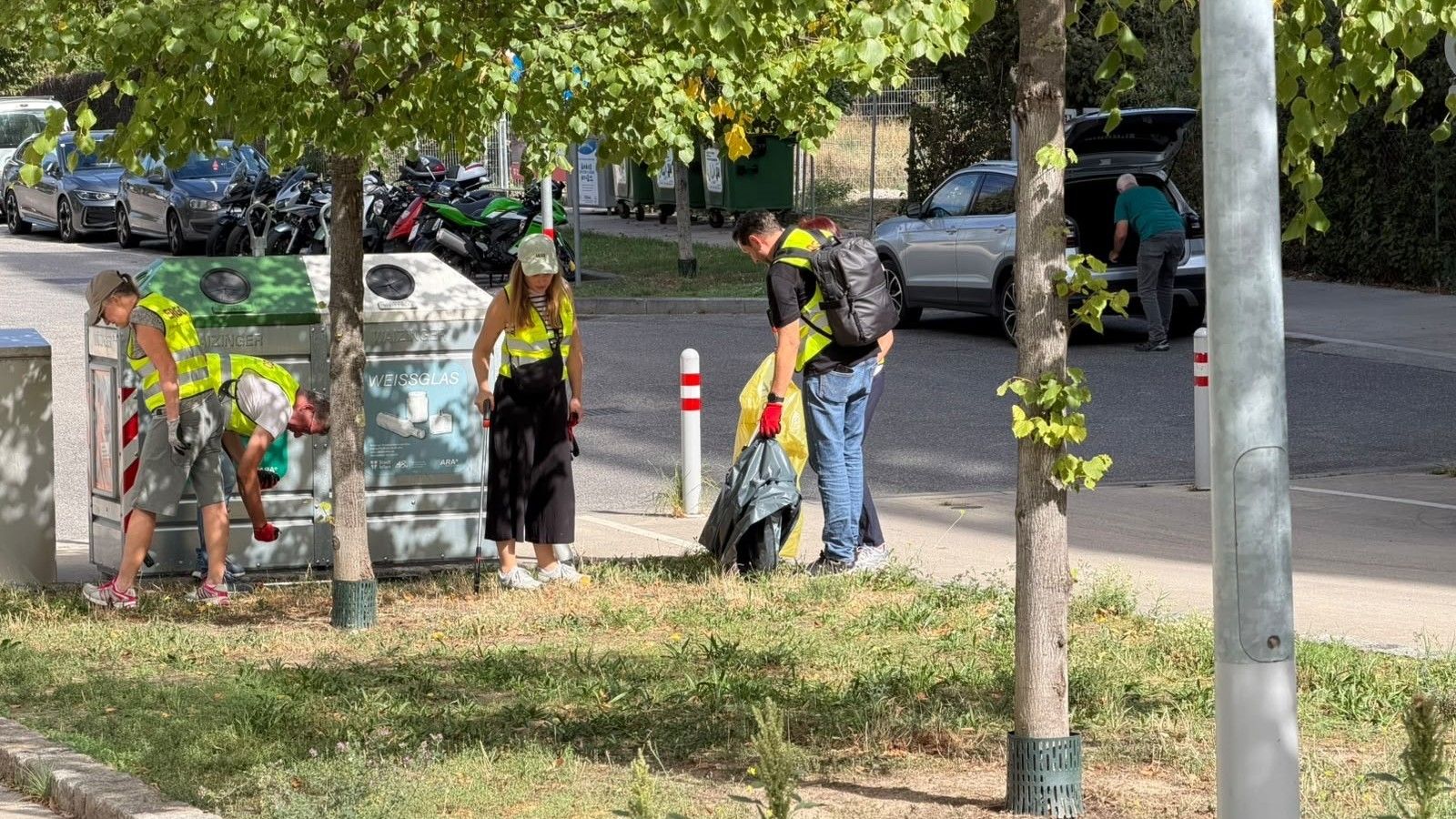 Team ERGOÖsterreich  beim World Cleanup Day