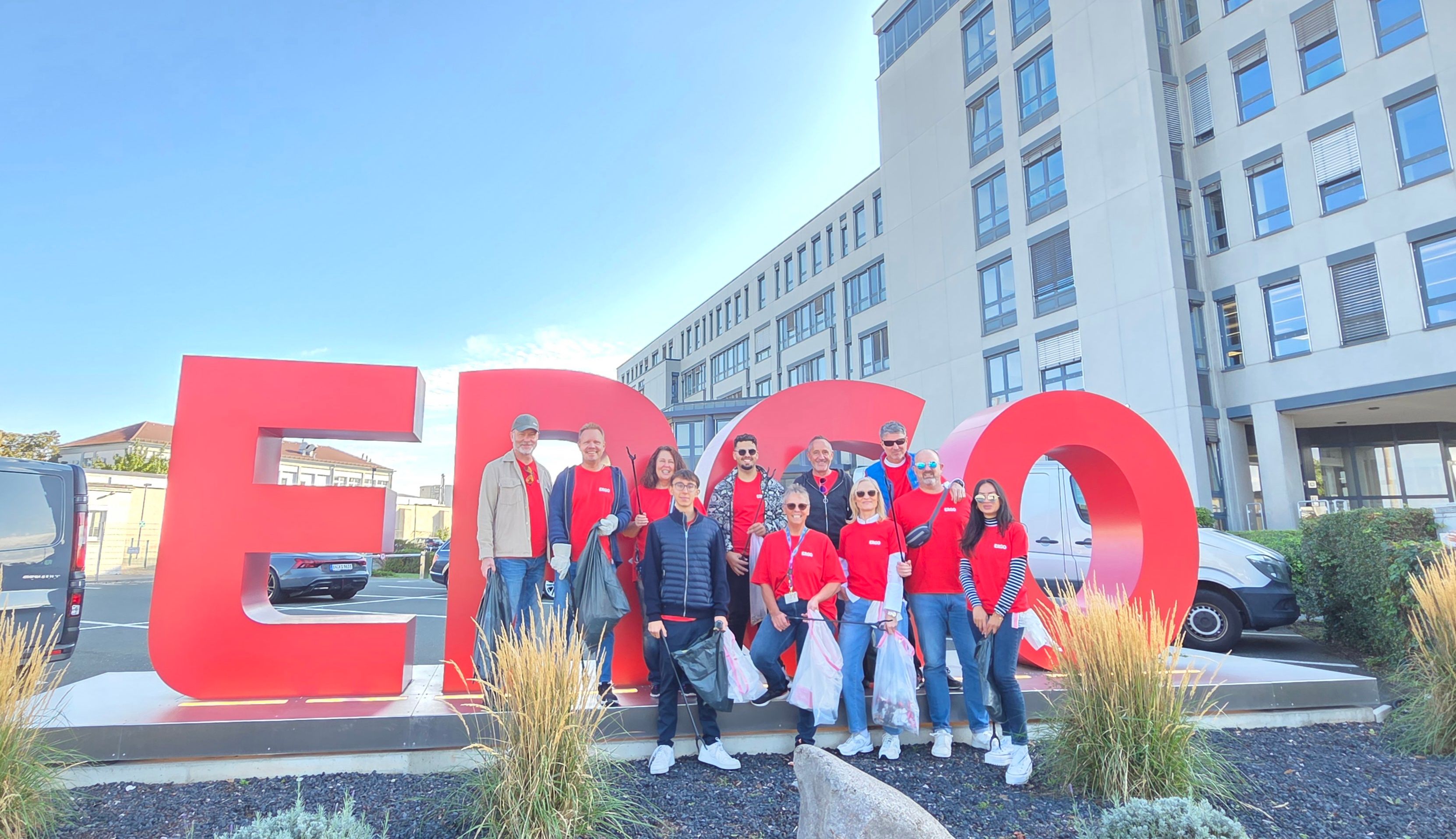 Team ERGO Germany Nürnberg beim World Cleanup Day