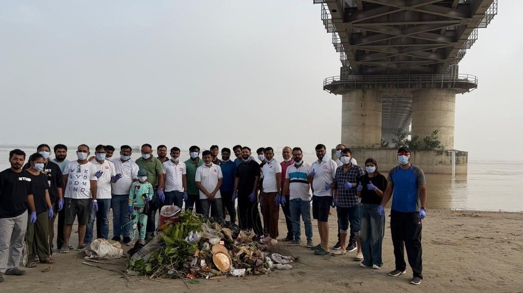 Team HDFC ERGO India beim World Cleanup Day